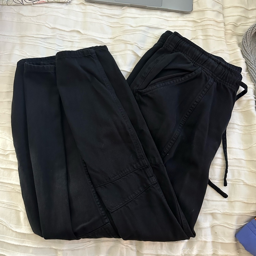 Gap mid rise ultrasoft easy horseshoe jeans